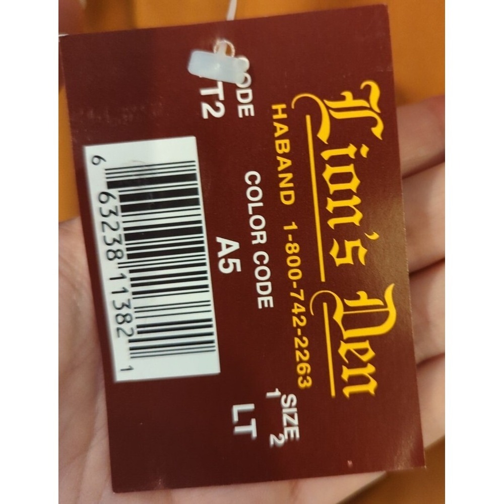 Mens NWT Haband Lions Den Mustard Colored Shirt Size LT Large Tall - Picture 4 of 8